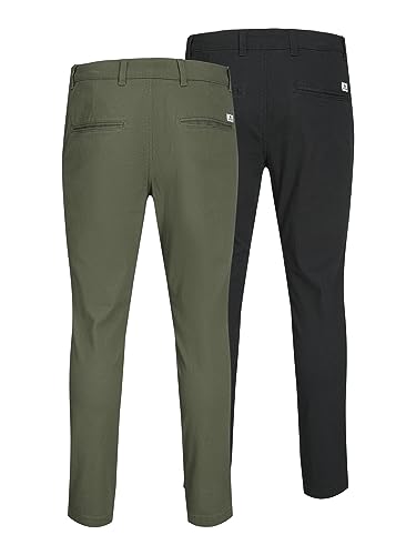 Thumbnail 1 de JACK & JONES Jjimarco Jjdave Sa 2 Pack pantalones negros 27/30