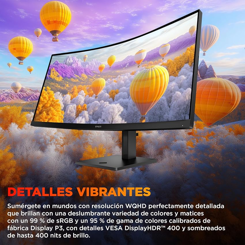 Thumbnail 6 de HP OMEN 34c G2 Monitor gaming 34" WQHD 180 Hz