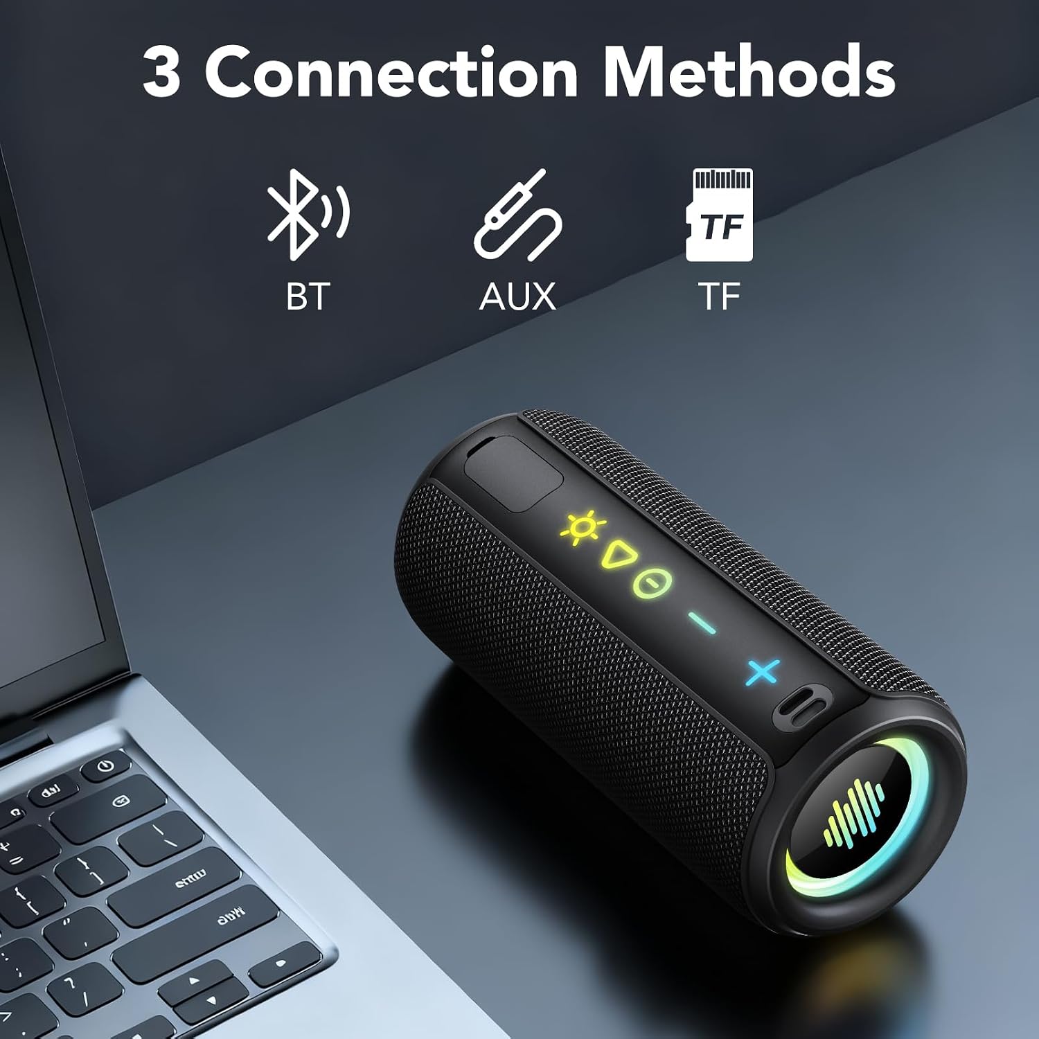 Thumbnail 3 de TIMU Portable Bluetooth Speaker Powerful Sound