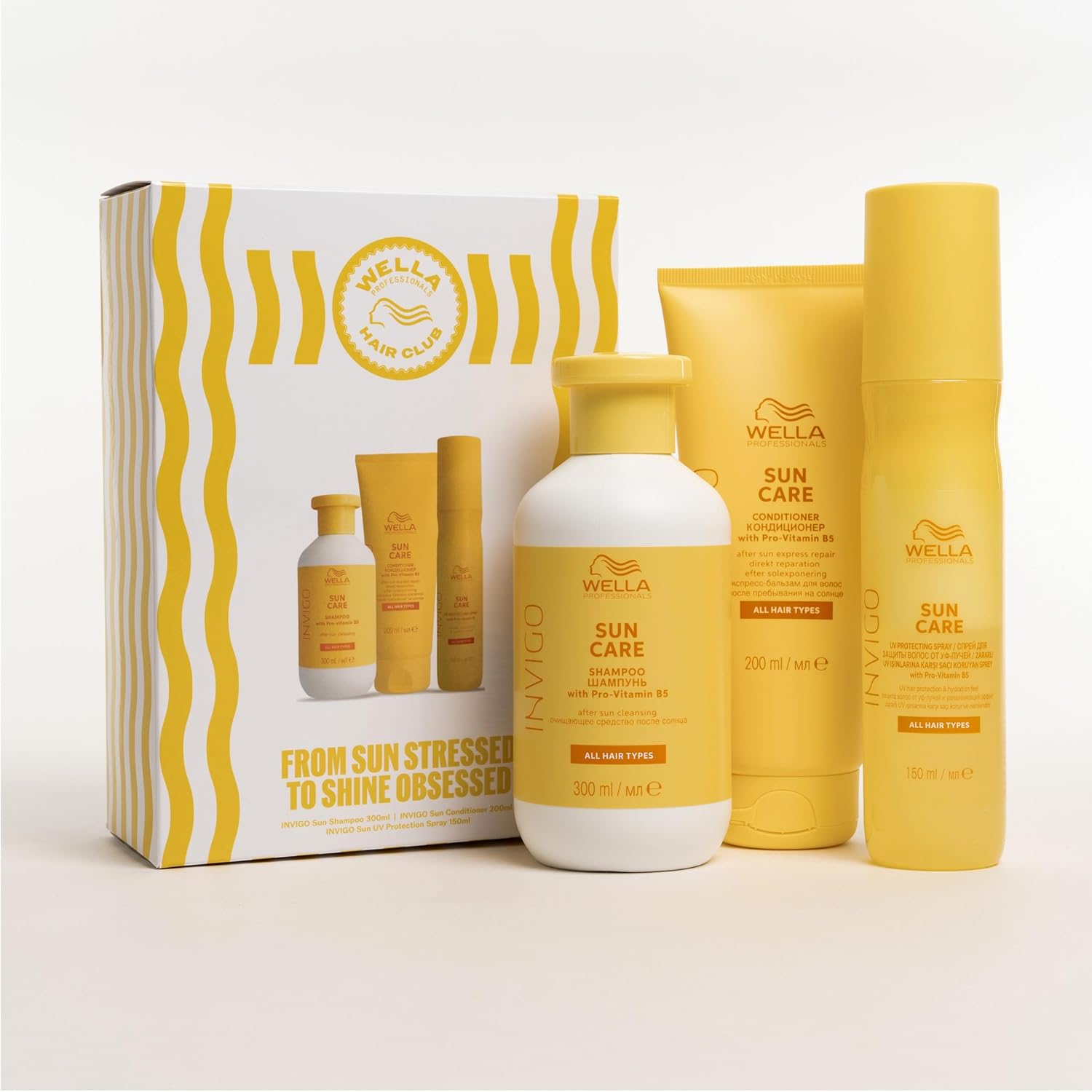 Wella Professionals Invigo Sun Care Haircare Gift Set: Protect Hair After Sun, Sand & Sea Salt Exposure