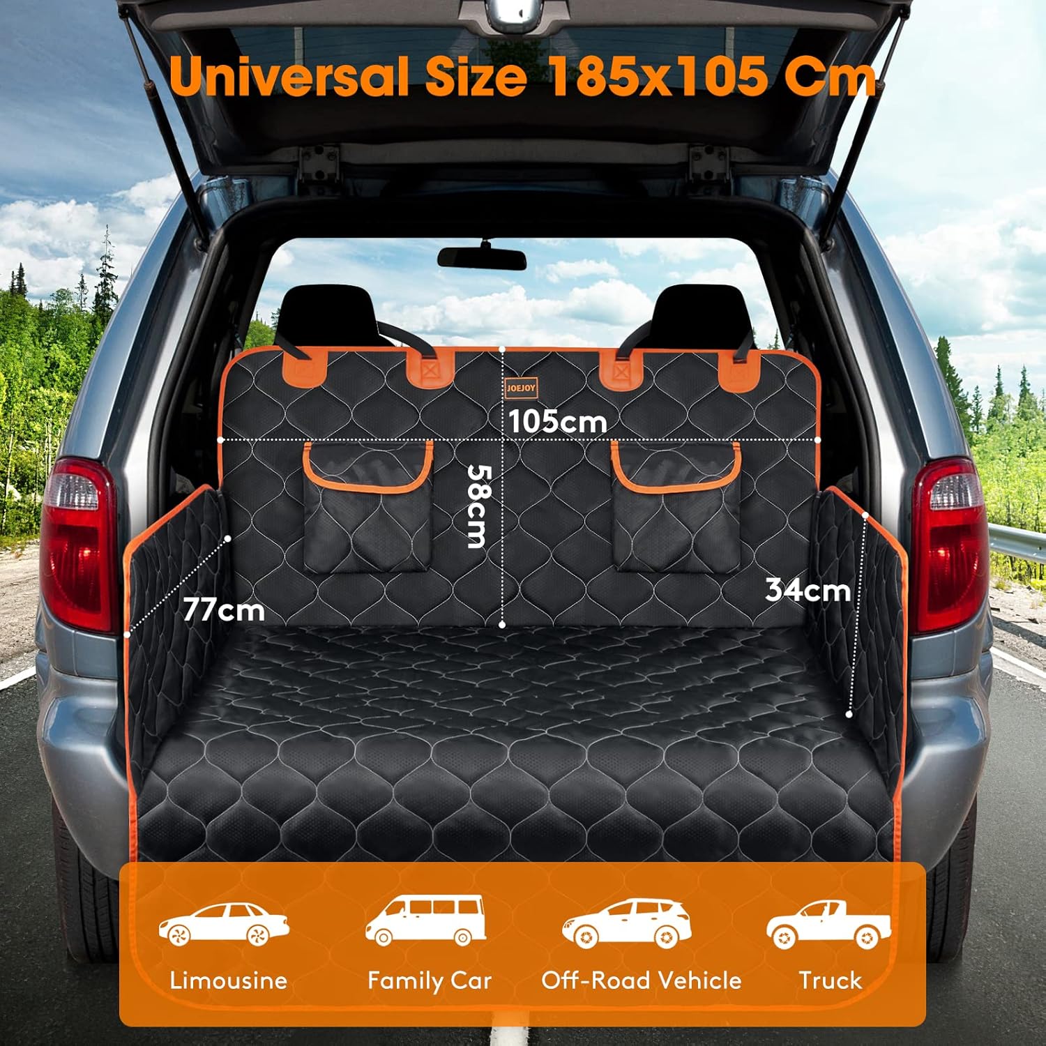 Detalle 2 de JOEJOY Car Boot Protector boot liner for dogs