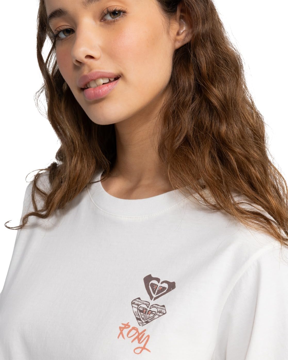 Detalle de Roxy Noon Ocean T-Shirt Femme (Lot de 1) — T-shirt à enfiler pour un quotidien simple et décontracté