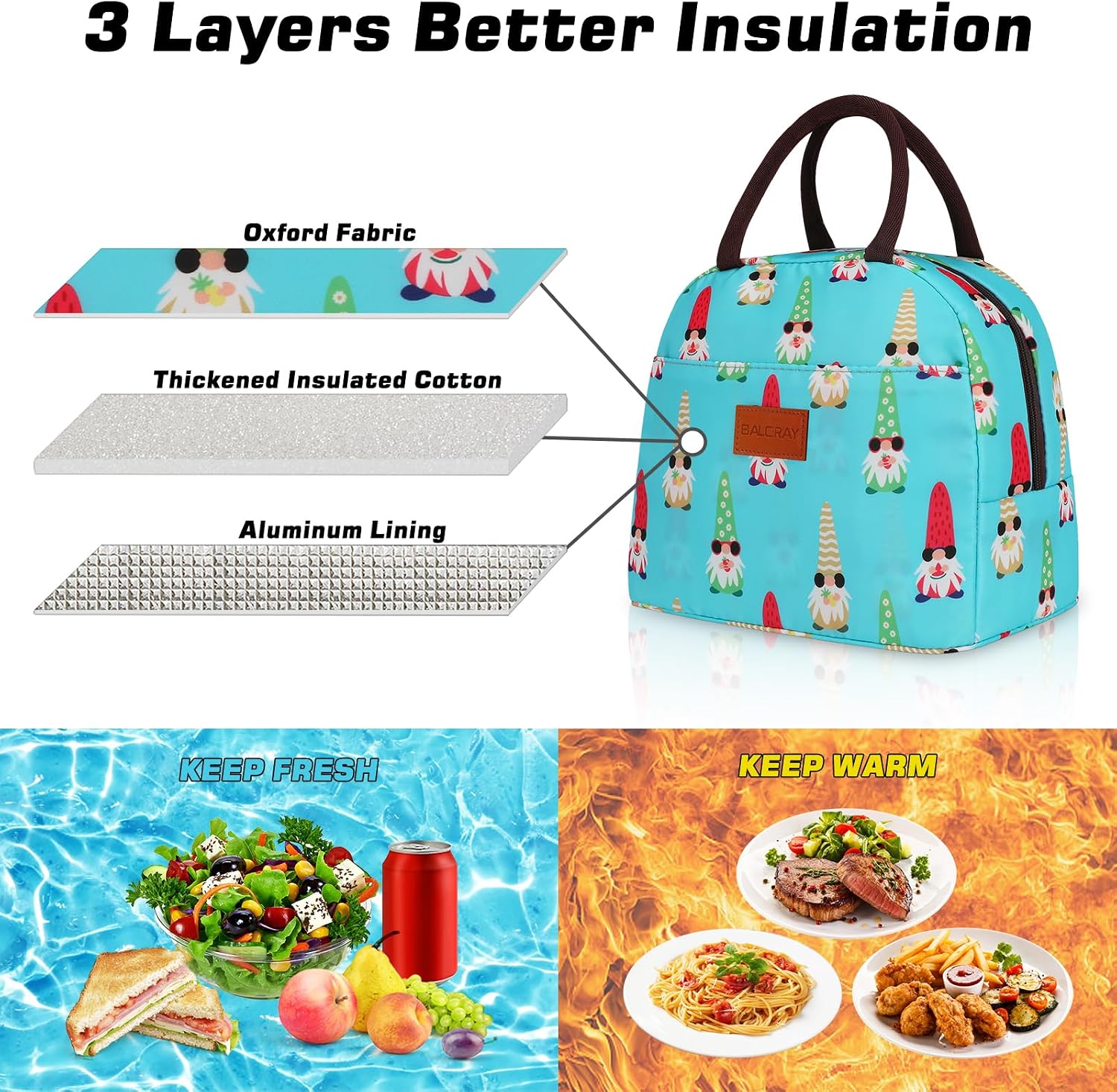 Detalle de BALORAY insulated lunch bag, M