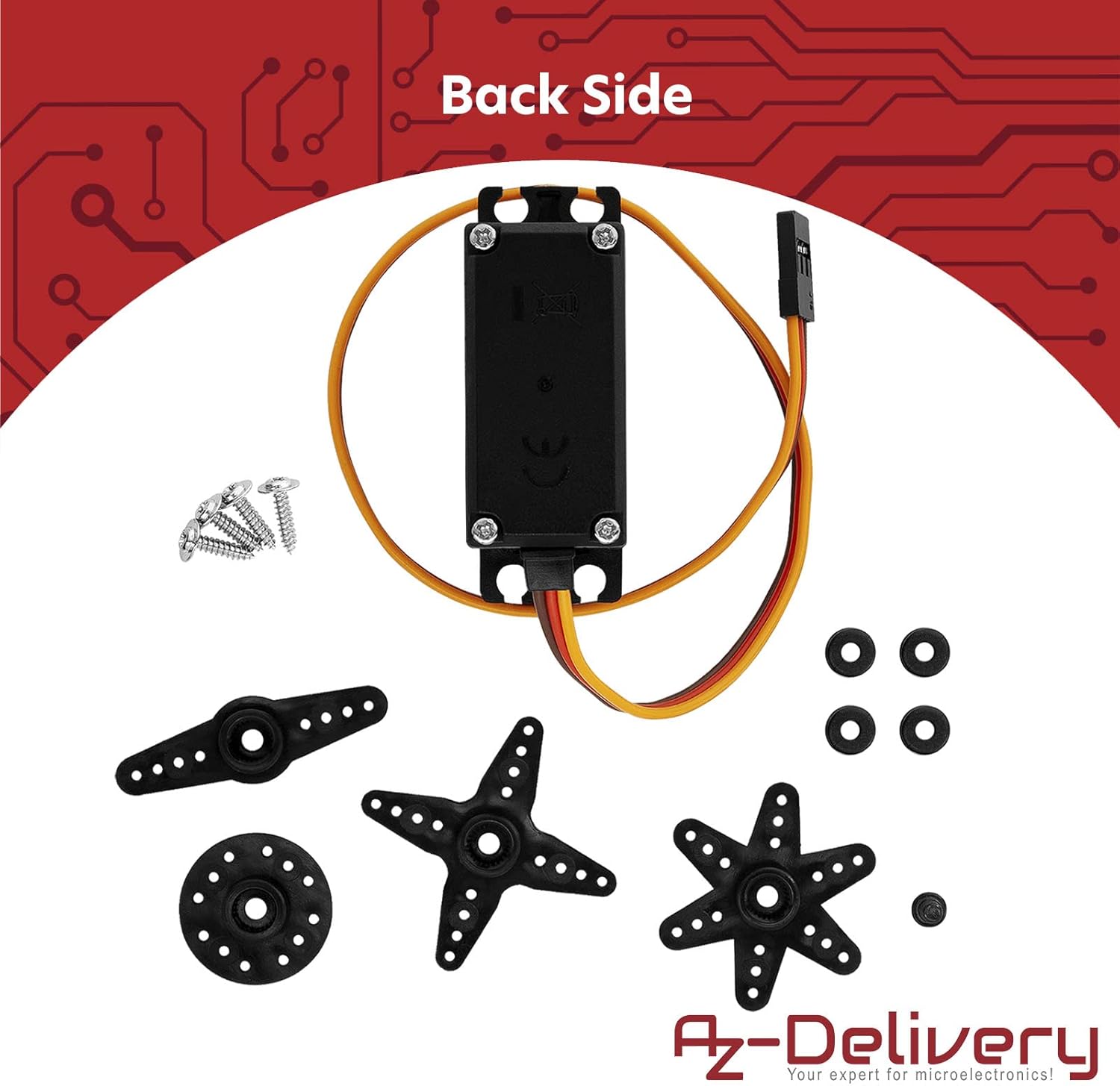 Thumbnail 2 de Micro servomotore digitale MG995 per elicotteri RC, robot e progetti Arduino (con e-book)