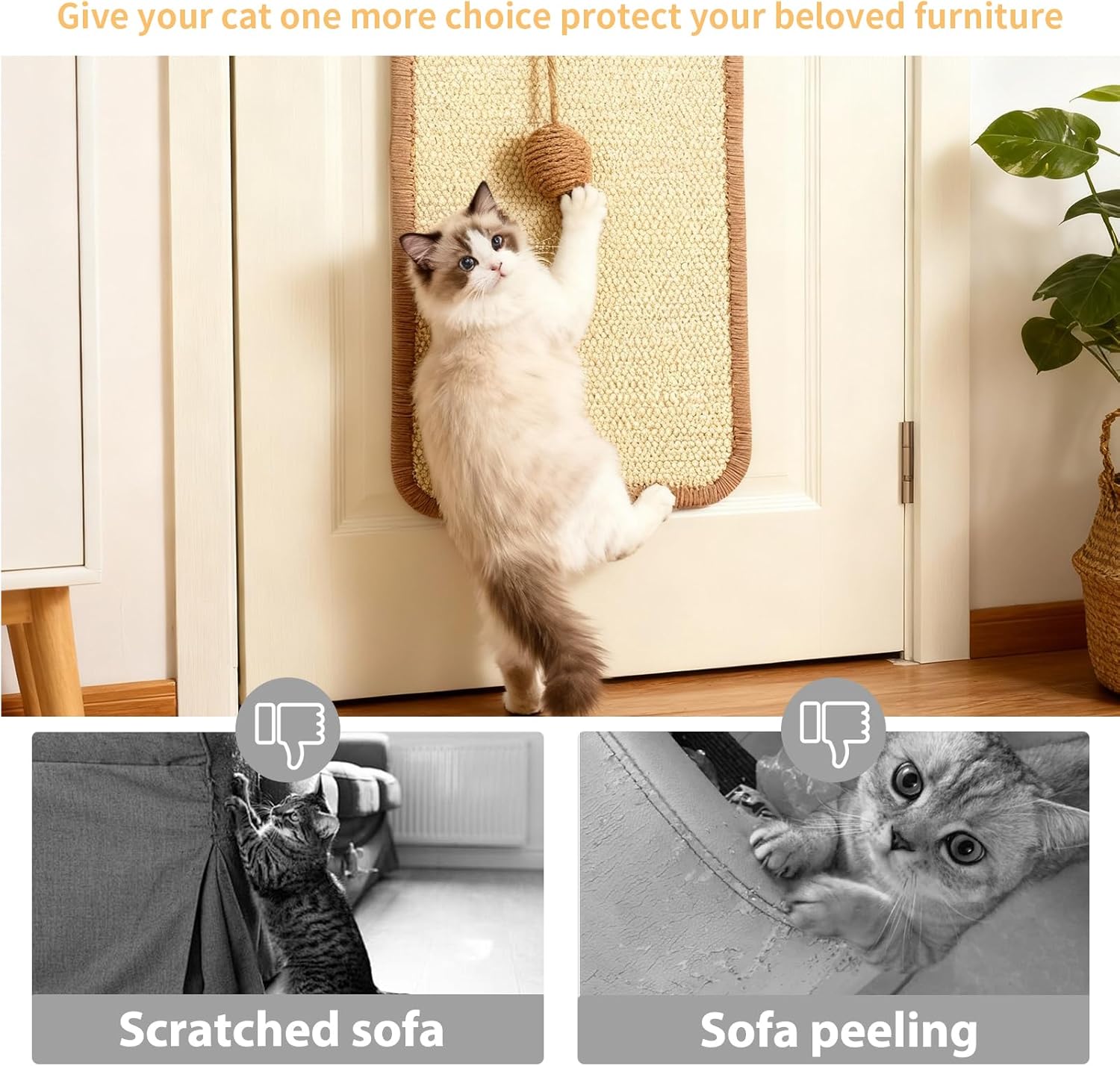Thumbnail 5 de Lichamp Cat Scratch Mat 25x50 cm