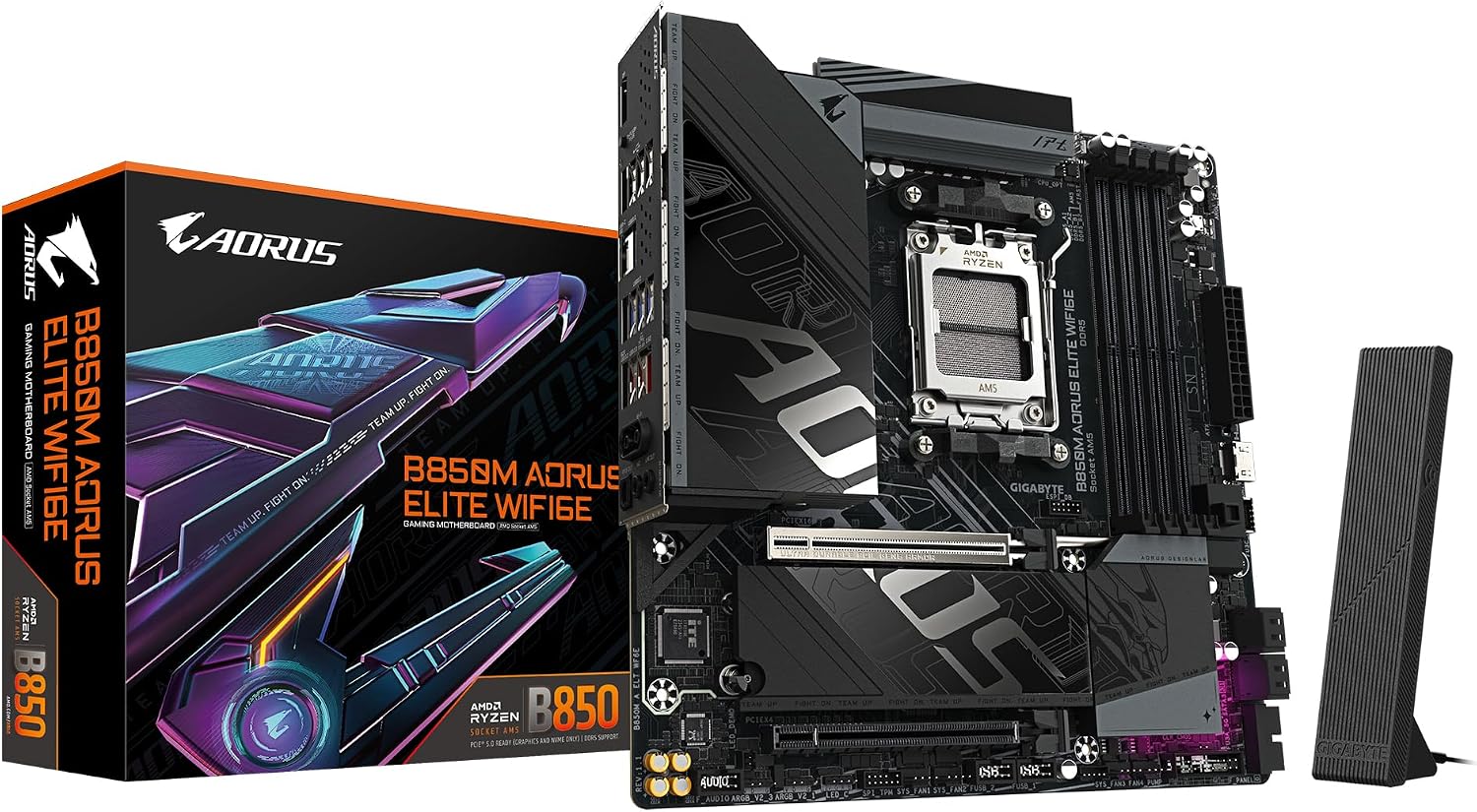 Detalle 2 de Gigabyte B850 GAMING X WIFI6E Motherboard for AMD Ryzen 9000 Series