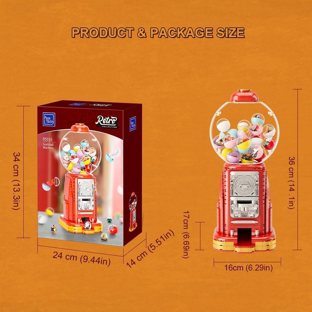 Thumbnail 6 de PANTASY Gumball Machine Building Set with 12 Micro Sets