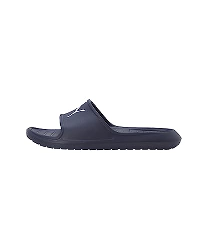 Detalle de PUMA Divecat Adult Unisex Slide V2 Lite Cat PEACOAT-WHITE (40.5): chanclas con plantilla texturizada y EVA moldeada