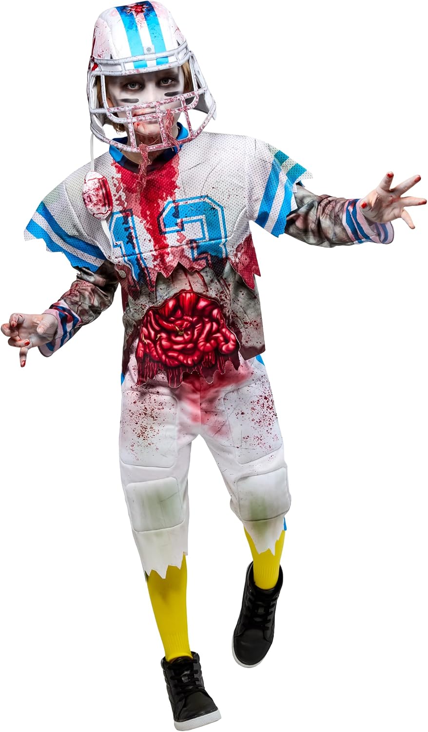 Detalle de Rubies Zombie Football Player Costume, Boys’ Medium