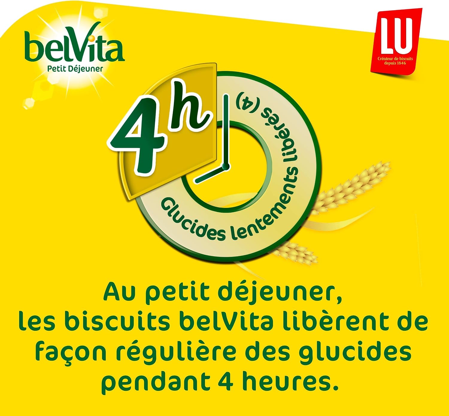 Detalle de LU Belvita Moelleux Petit Déjeuner Cœur Gourmand Chocolat Noisettes – Présentoir 14 sachets de 50 g
