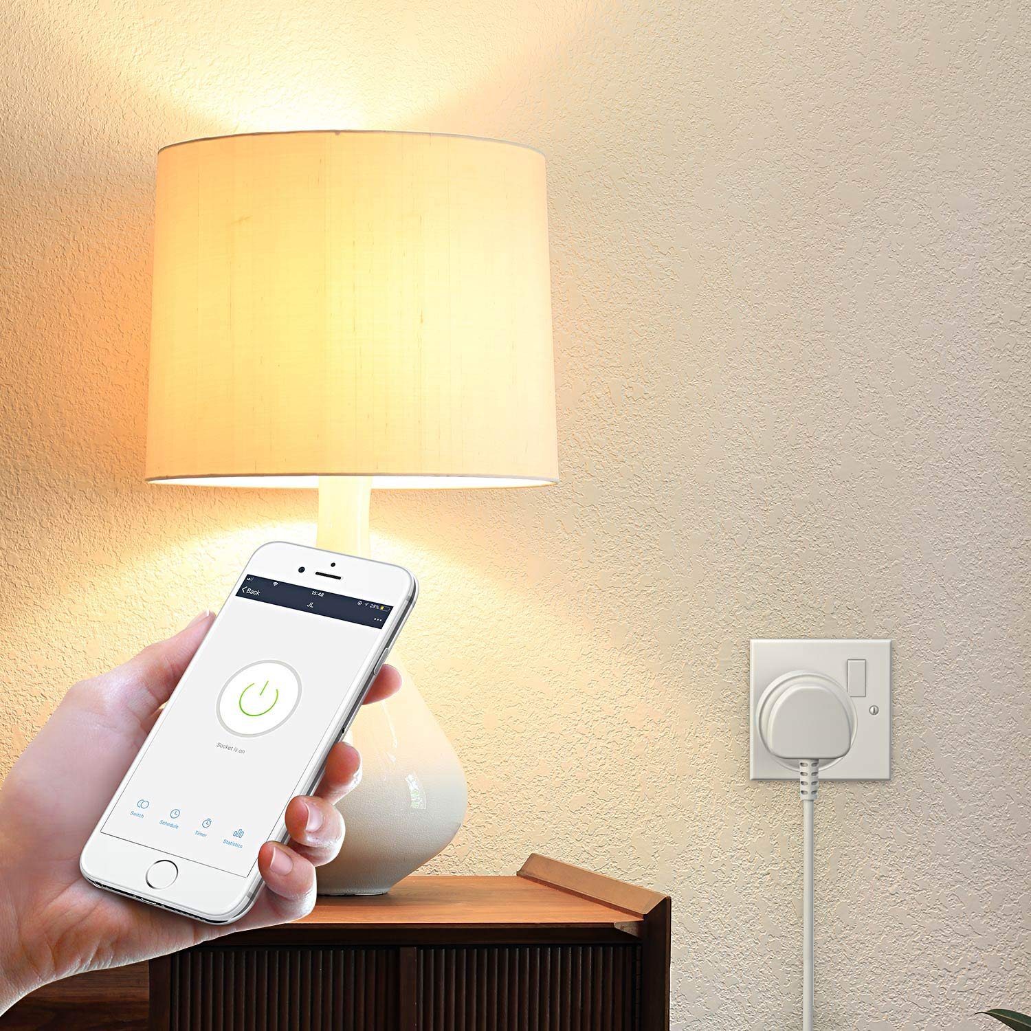 Thumbnail 6 de HBN Smart Plug WiFi Socket (2 Pack) – Works with Alexa & Google Home, 2.4GHz, 13A/3120W, Timers, No Hub Required