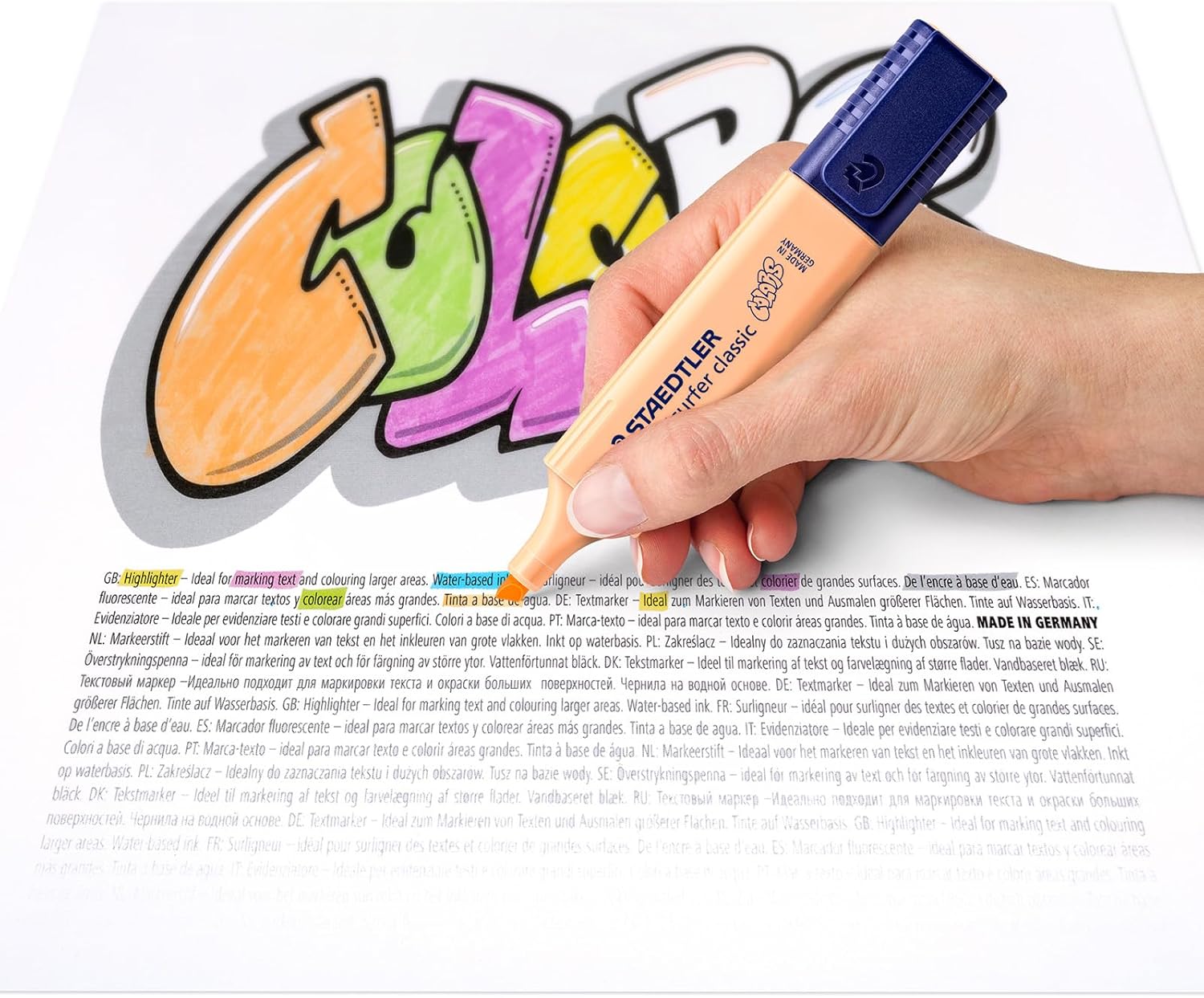 Thumbnail 4 de STAEDTLER 364 CWP10 Textsurfer classic Textmarker – 10 Pastell- und Vintage-Töne im Etui, Made in Germany