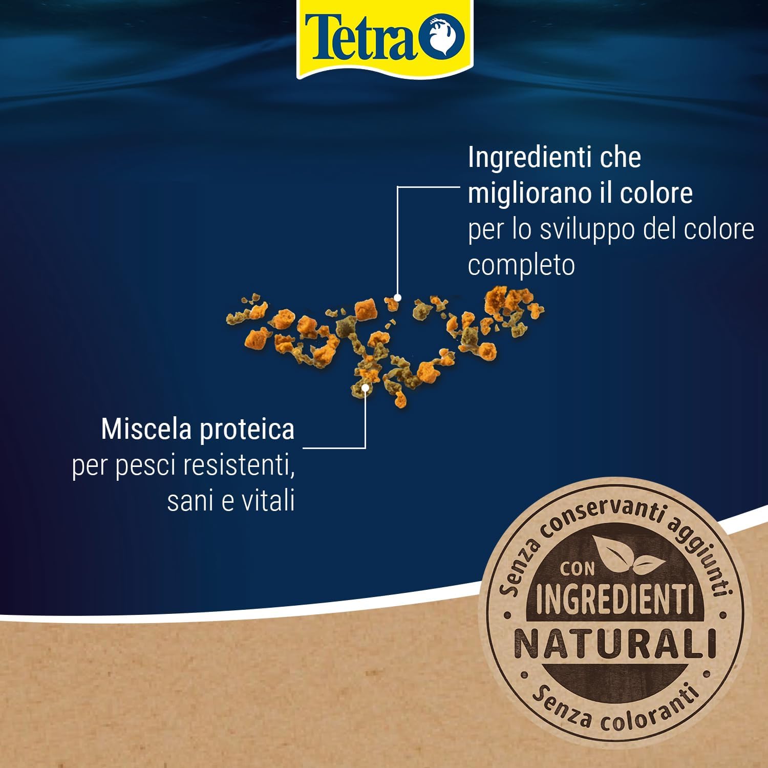 Thumbnail 3 de Tetra Rubin Granules: Mangime granulare per pesci colorati con BioActive, lattina 250 ml