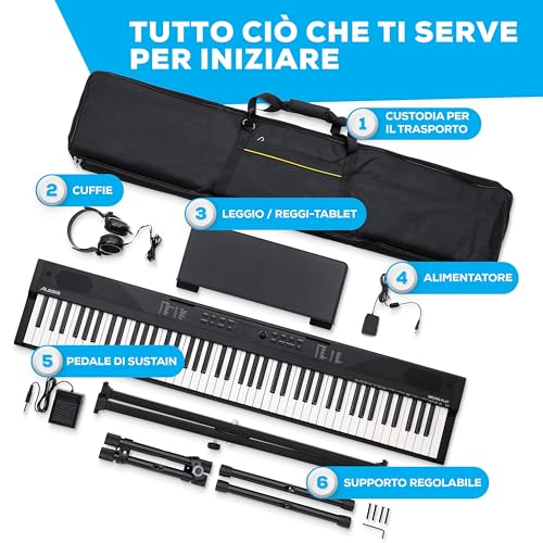 Thumbnail 5 de Alesis Recital Play: Tastiera Pianoforte a 88 tasti con accessori – completezza per principianti