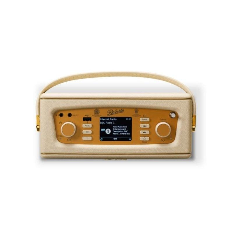 Detalle de Radio Roberts Revival iStream 3L Crema: DAB+, WiFi y sonido premium con estilo retro