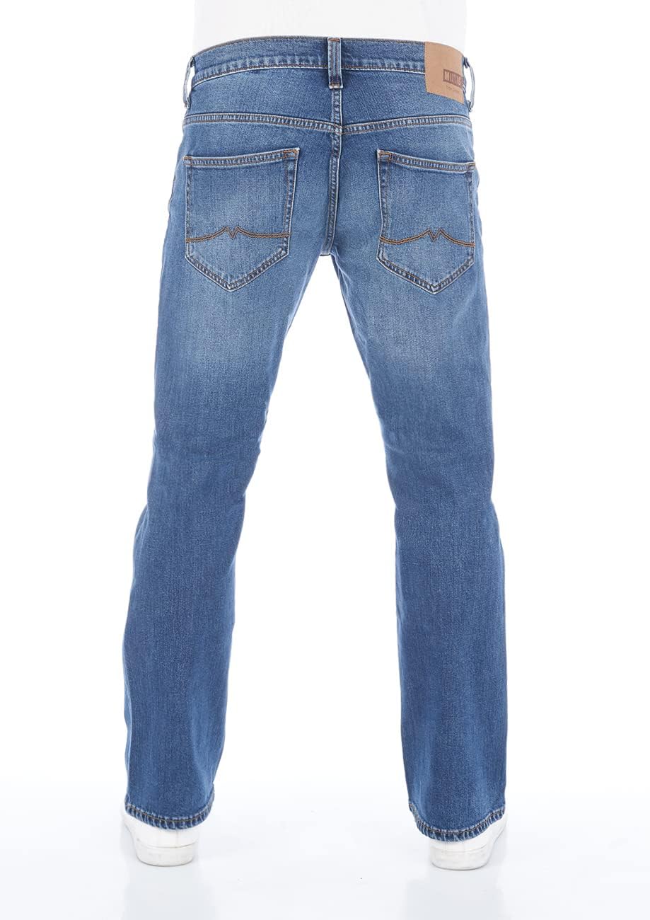 Thumbnail 1 de MUSTANG Jeans Herren Stretch Oregon Bootcut – 5-Pocket Denim in Schwarz/Blau (Größen 30–44)