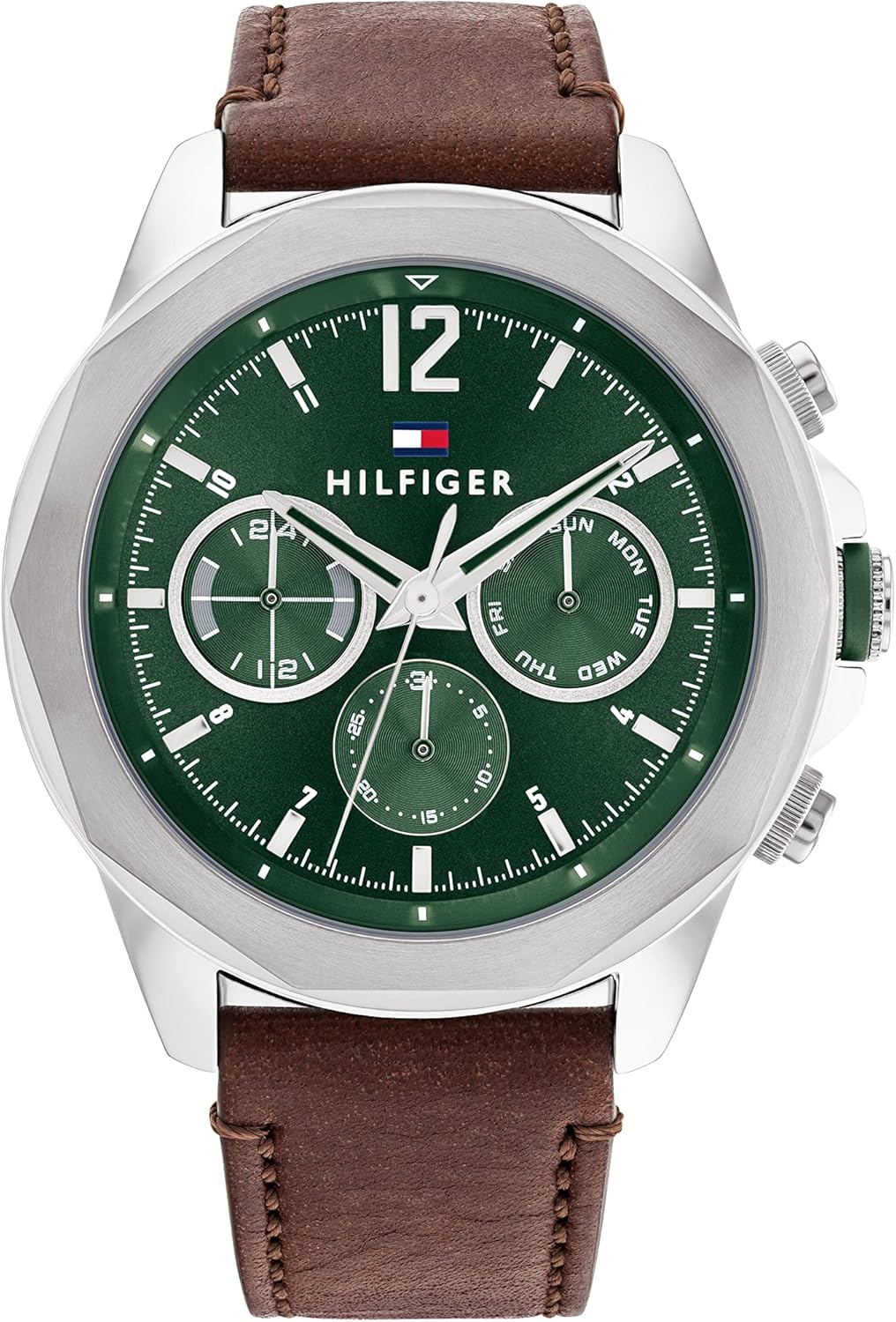 Thumbnail 5 de Tommy Hilfiger Analog-Multifunktions-Quarzuhr für Herren mit Edelstahl- oder Silikon- oder Lederband
