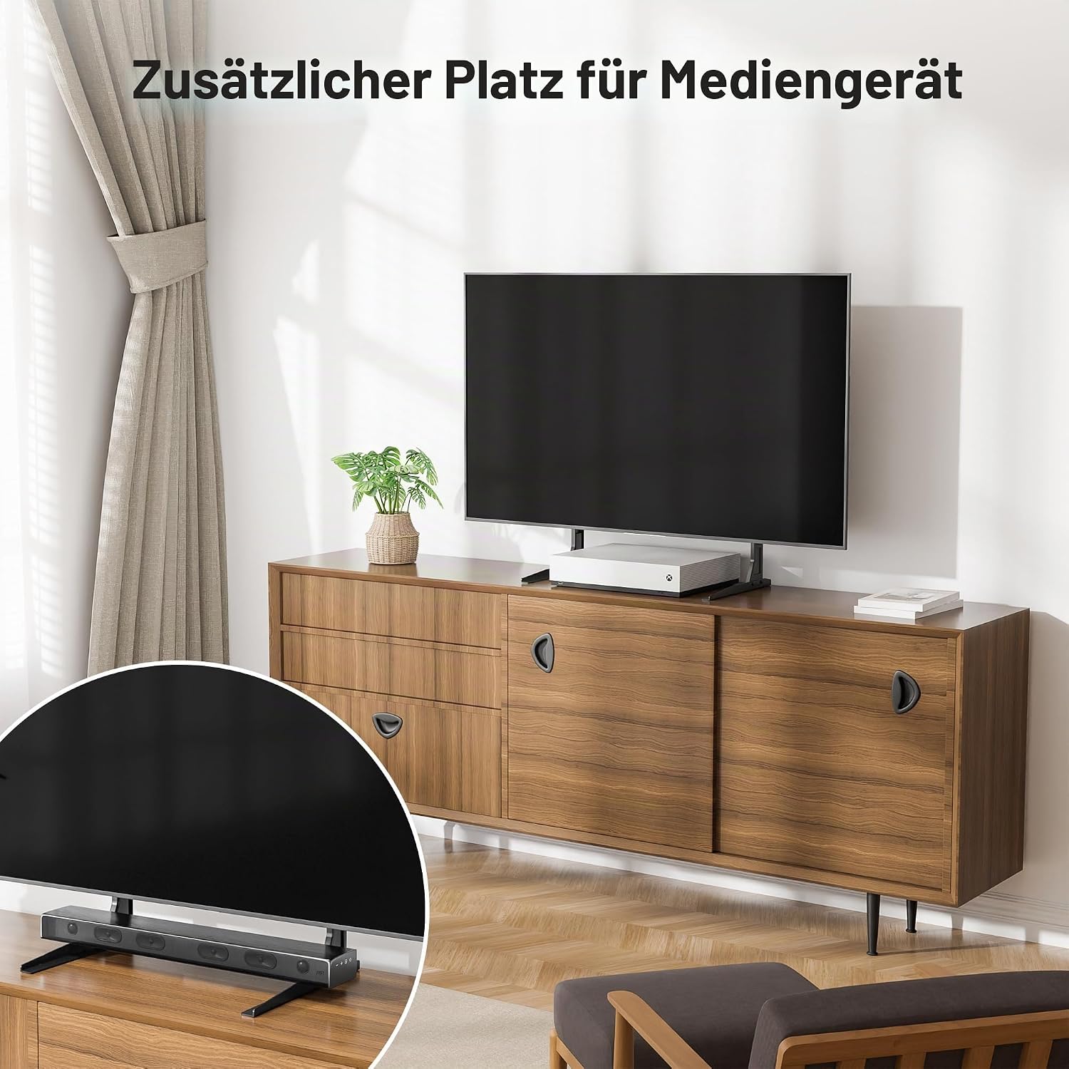 Detalle 2 de BONTEC Universal TV Standfüße bis 50 kg