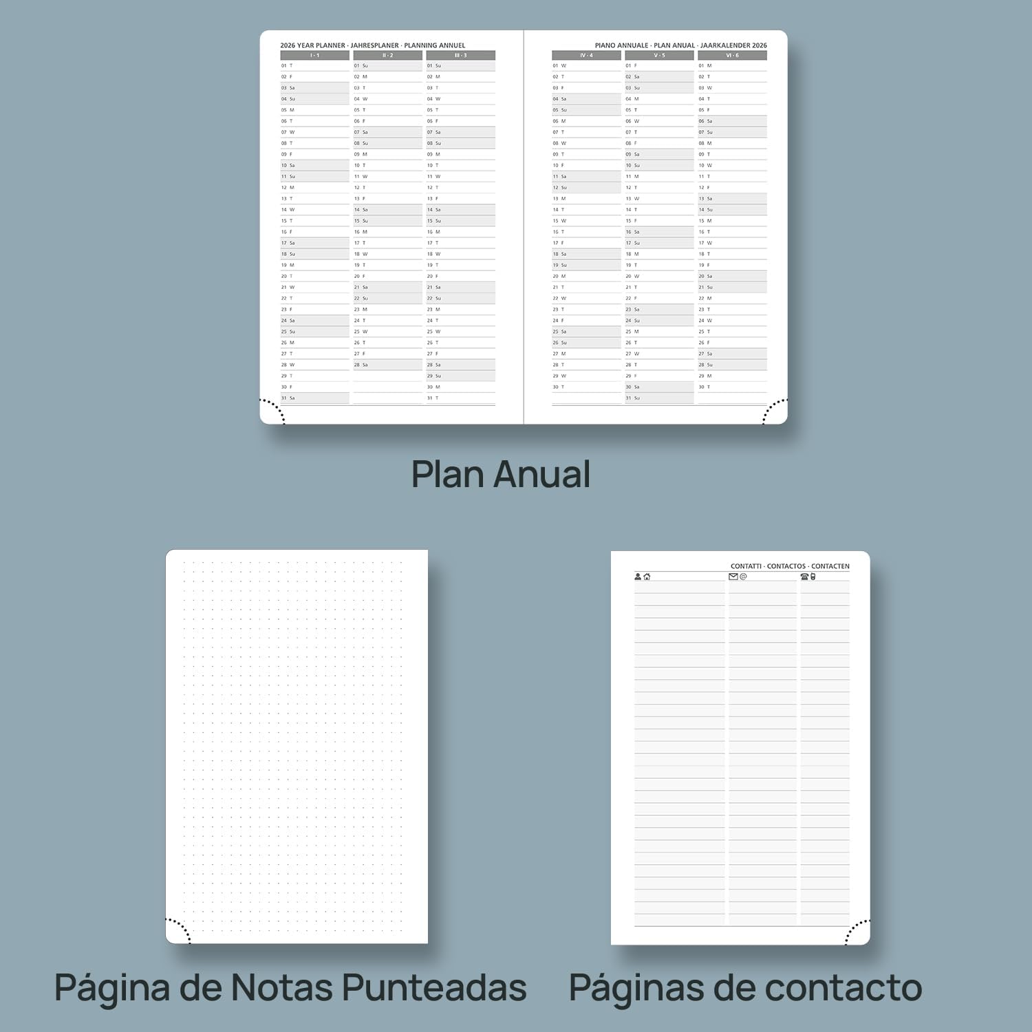 Thumbnail 4 de POPRUN Agenda 2026 Día por Página 21,5x14,5 cm
