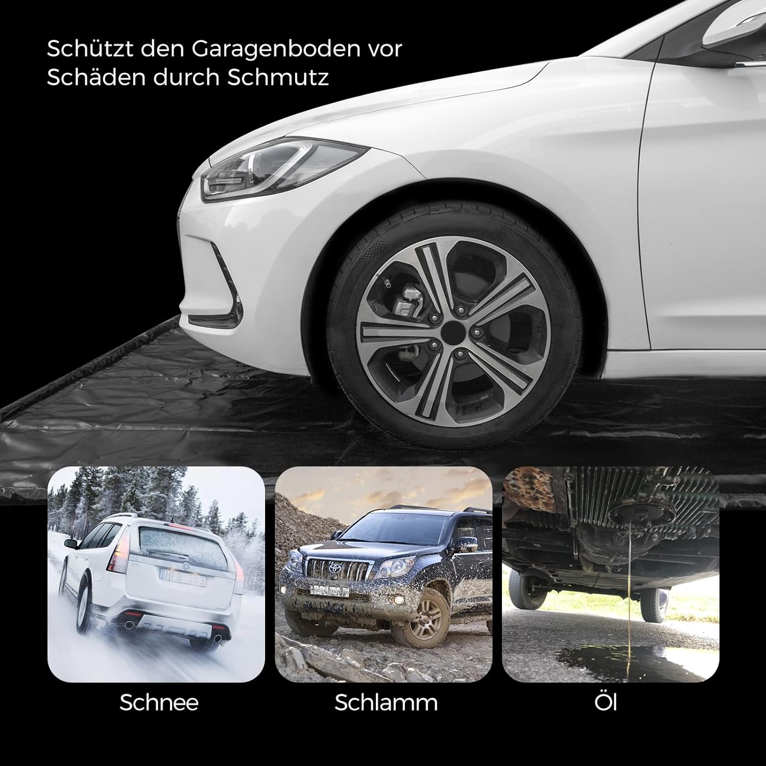 Thumbnail 3 de WELKIN Eindämmungsmatte 8'6 x 20' Garagenboden