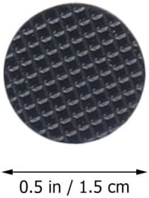 Detalle de SUPVOX 56C3R56T16J9HB2ZL Guitar Pick Grip Pads, Self-Adhesive Rubber, Black, 20-Pack