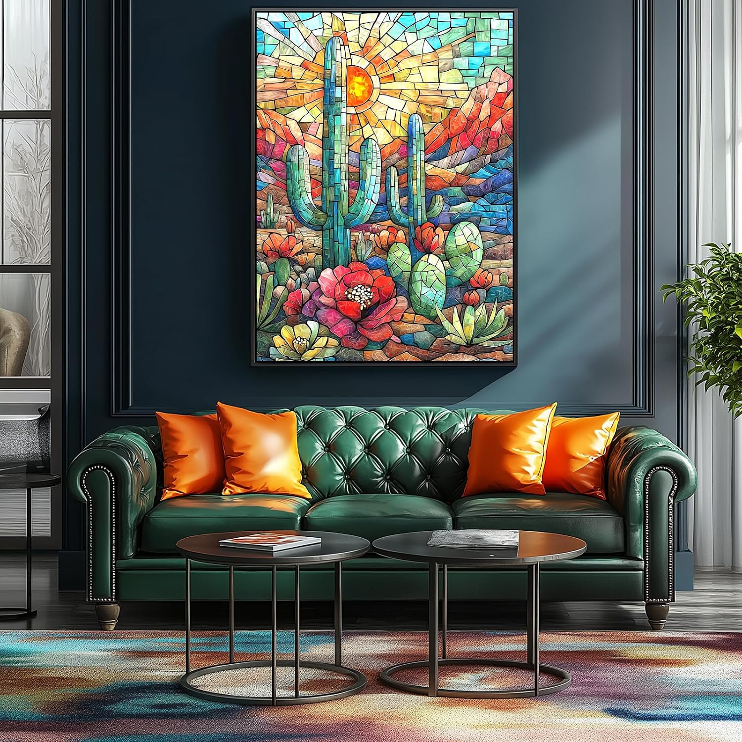 Thumbnail 3 de Blueforest Cactus Jigsaw Puzzle, 1,000 Pieces