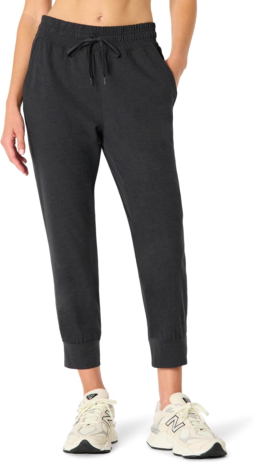 Detalle de Amazon Essentials Cropped Capri Jogginghose für Damen