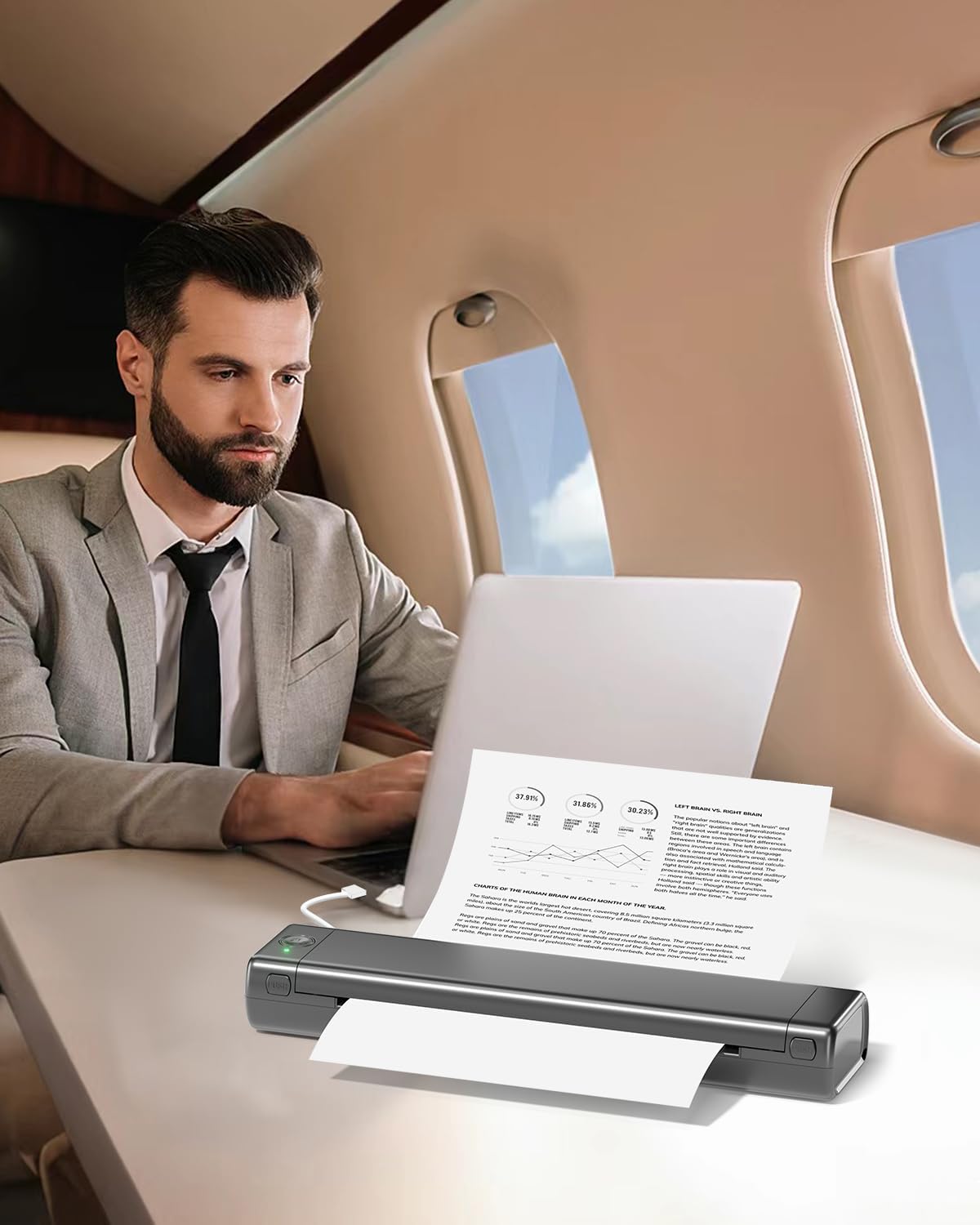 Thumbnail 6 de Phomemo M08F Bluetooth Thermal Printer (Inkless) – portable wireless printer for phones and laptops