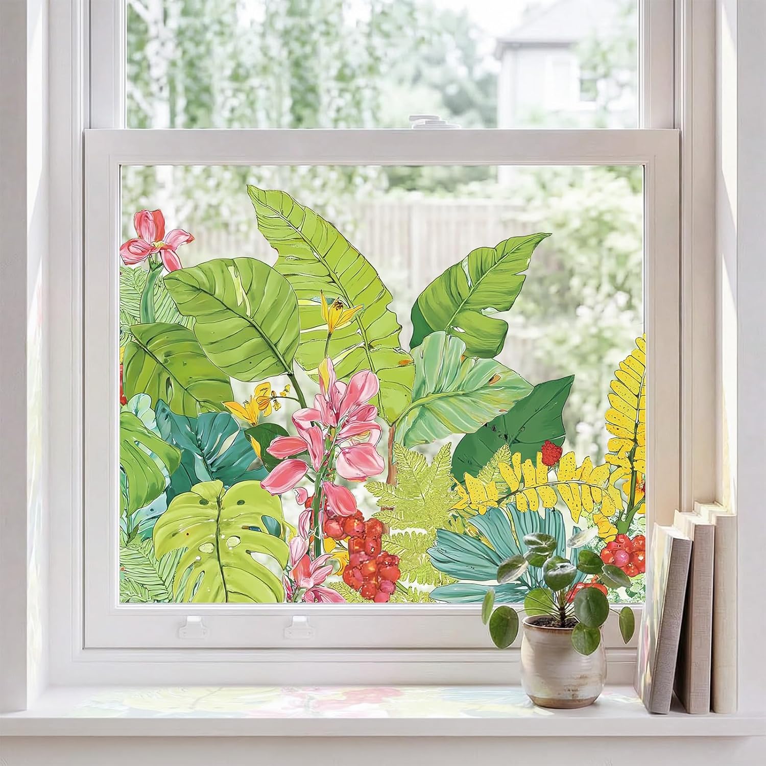 Thumbnail 6 de Fensterfolie selbstklebend 3D Buntglas – Fancyclings, 45×80 cm