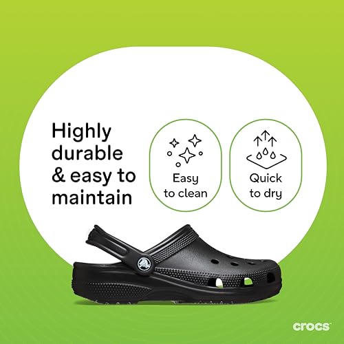 Thumbnail 6 de Crocs Unisex Classic Clogs in Black (UK 4 Men / UK 5 Women)