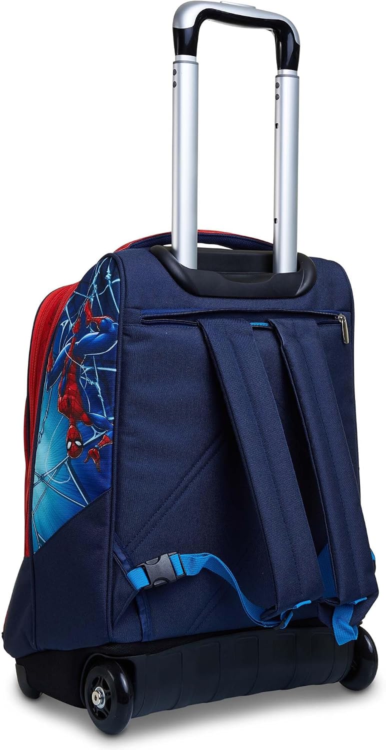 Detalle 2 de Seven BIG Trolley Spider-Man Wall Crawler a doppio scomparto con carrello fisso