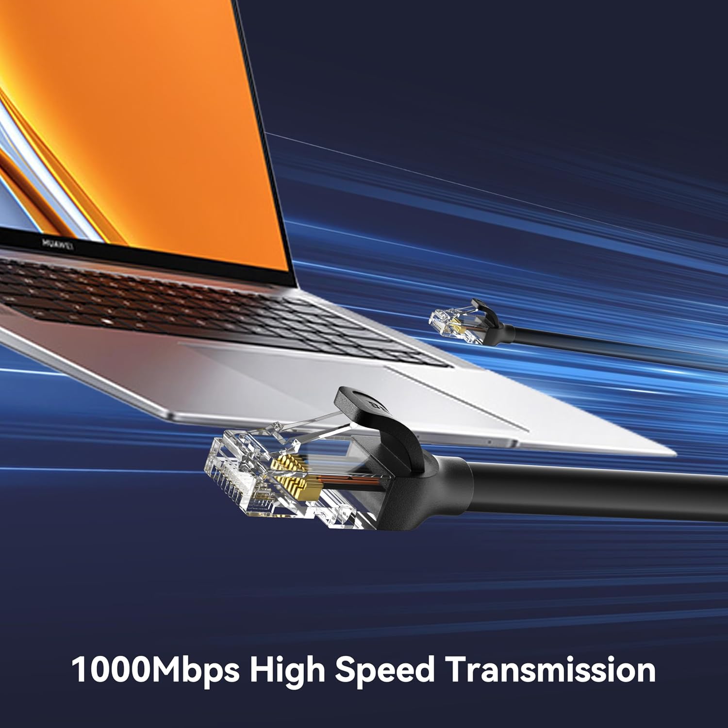 Thumbnail 1 de BENFEI cavo Ethernet Cat 6 da 3 m, fino a 10 Gbps e 250 MHz con connettori RJ45