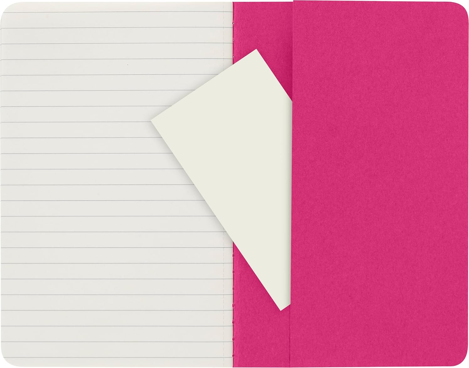 Thumbnail 5 de Moleskine Cahier Journal, 3 linjerade anteckningsböcker i kinetisk rosa