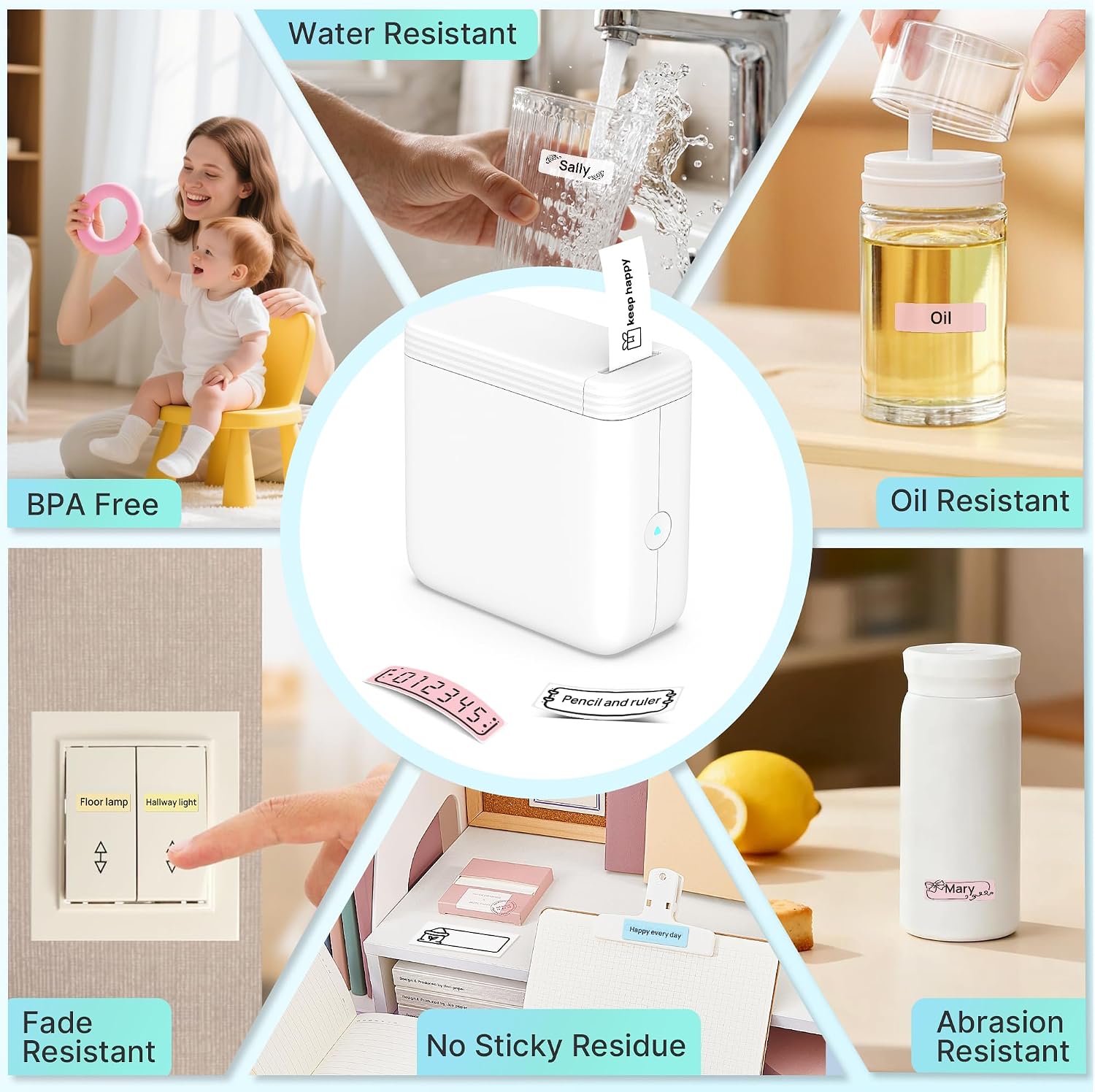 Detalle de FLEXYVA Mini Label Maker, 203 DPI