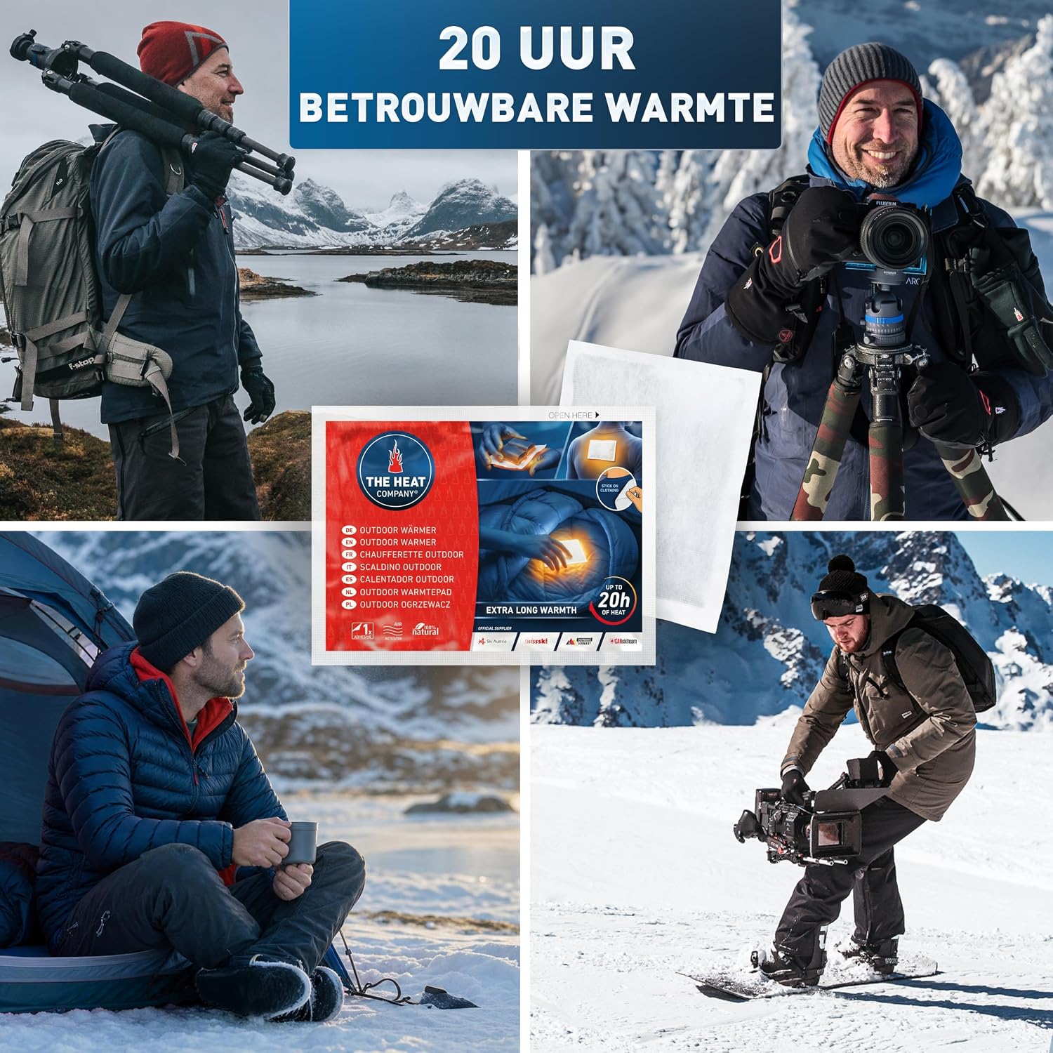 Thumbnail 3 de THE HEAT COMPANY 12410 Outdoor-warmtepad, 20+ uur, zelfklevend, 10 stuks