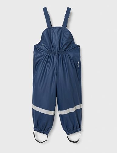 Detalle 2 de Playshoes Matschhose Größe 104, marine, mit Fleecefutter und verschweißten Nähten