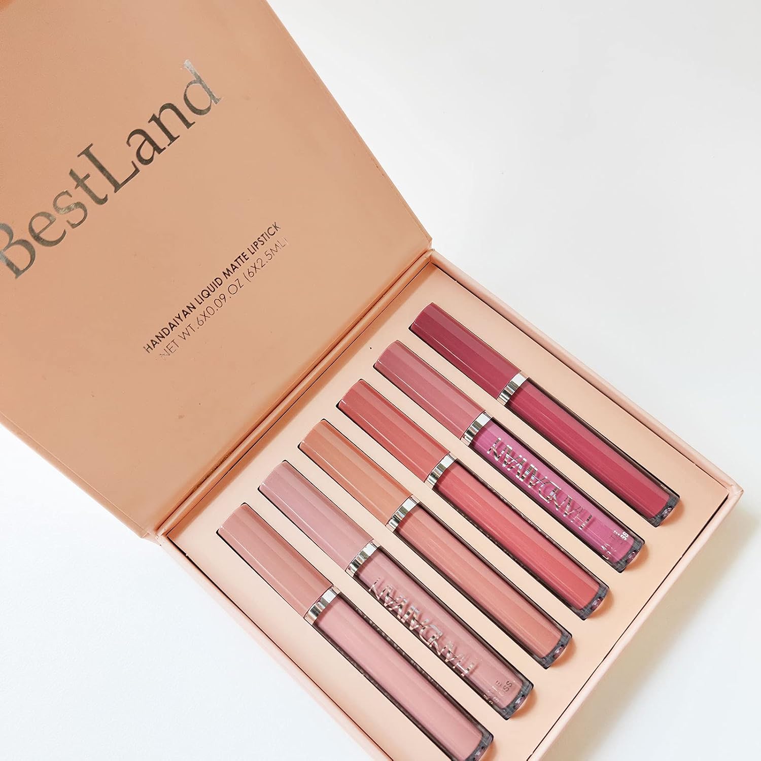 Thumbnail 6 de BestLand 54546 6-Piece Matte Liquid Lipstick Set, Waterproof, 6 Colors