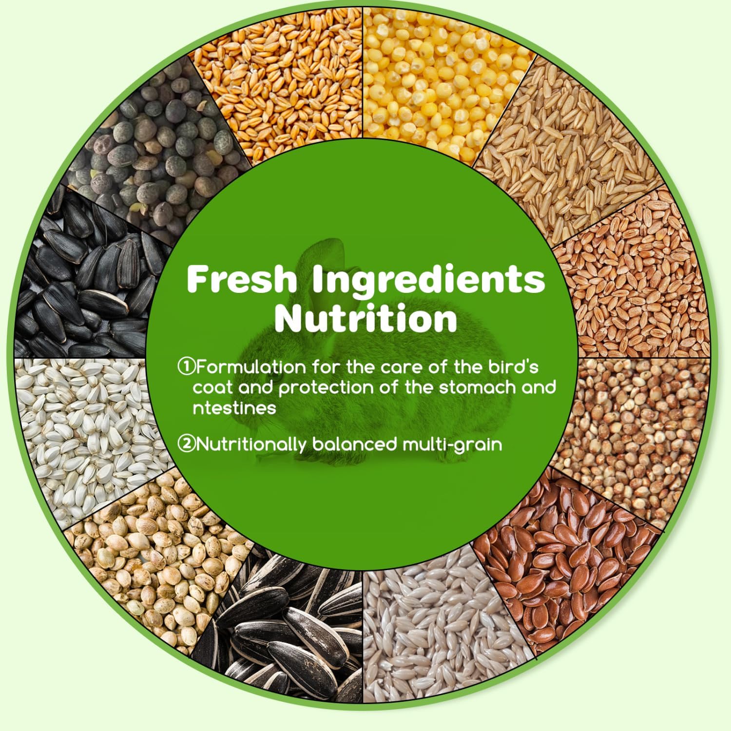 Thumbnail 2 de Nobleza Alimentation pour Lapin (700 g) – mélange de grains, vitamines et soutien de la digestion