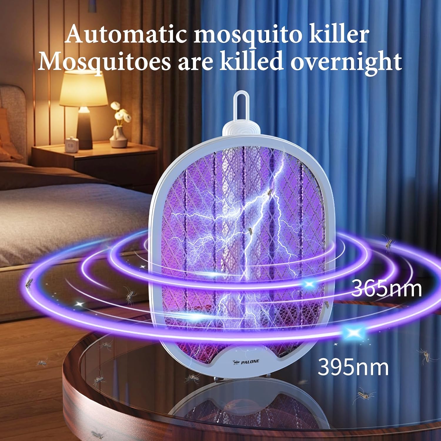 Detalle de PALONE fly zapper 4000V electric swatter