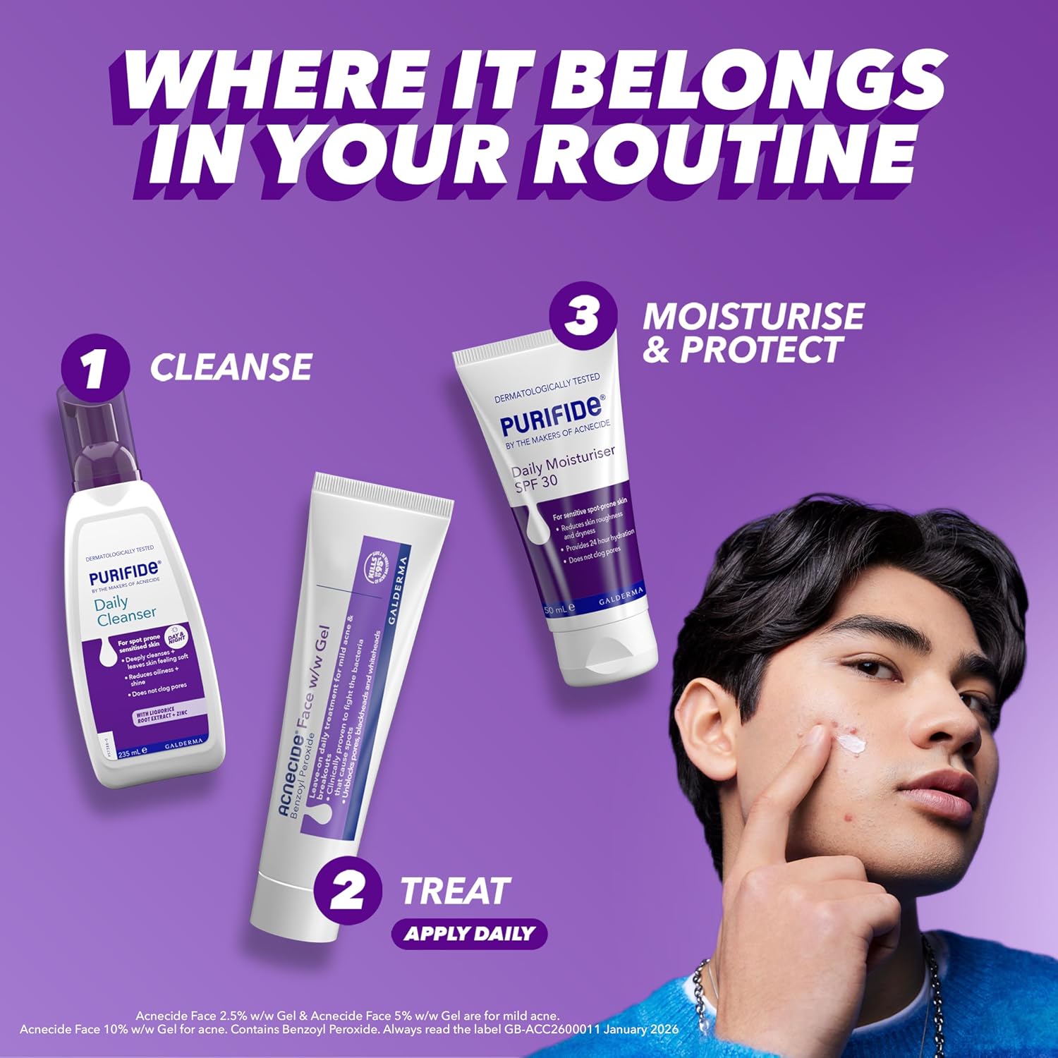 Thumbnail 6 de Acnecide Face Gel 5% Benzoyl Peroxide 15g – a pragmatic option for mild acne relief