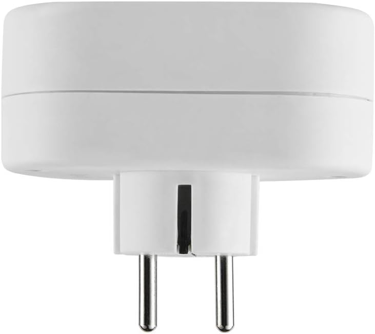 Thumbnail 5 de Electraline 55072 adapter met 2 geaarde stopcontacten en Schuko-stekker