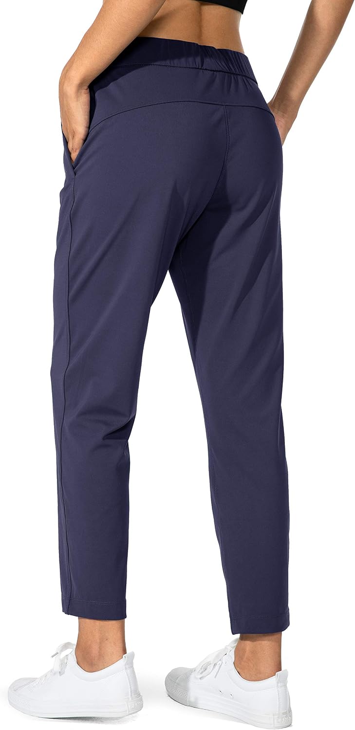 Detalle de G Gradual Women's 7/8 Stretch Pants with Deep Pockets and Drawstring Waist