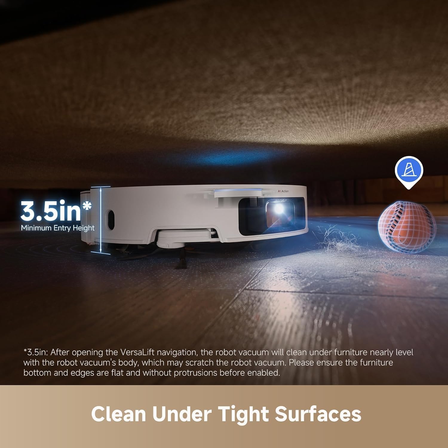 Thumbnail 2 de DREAME X50 Ultra White Robot Vacuum