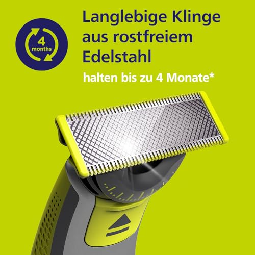 Thumbnail 6 de Philips OneBlade Original 360-Klingen (QP440/60) – 4er-Pack, kompatibel mit allen OneBlade und OneBlade Pro Modellen