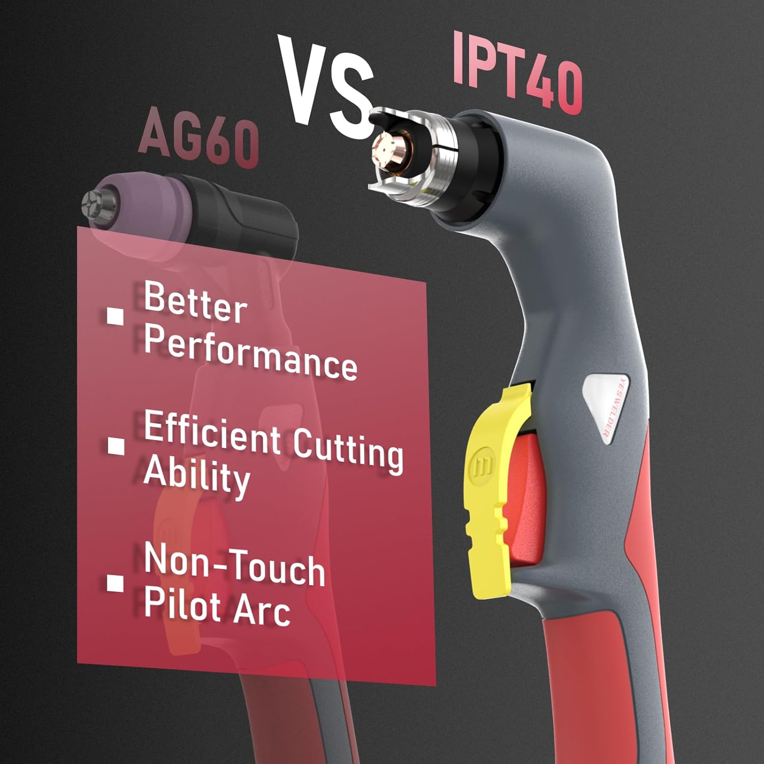 Thumbnail 6 de YESWELDER CUT-65DS PLUS 65Amp Plasma Cutter (Non-High Frequency, Non-Touch Pilot Arc) – 4-in-1 CUT/Gouge/Mark
