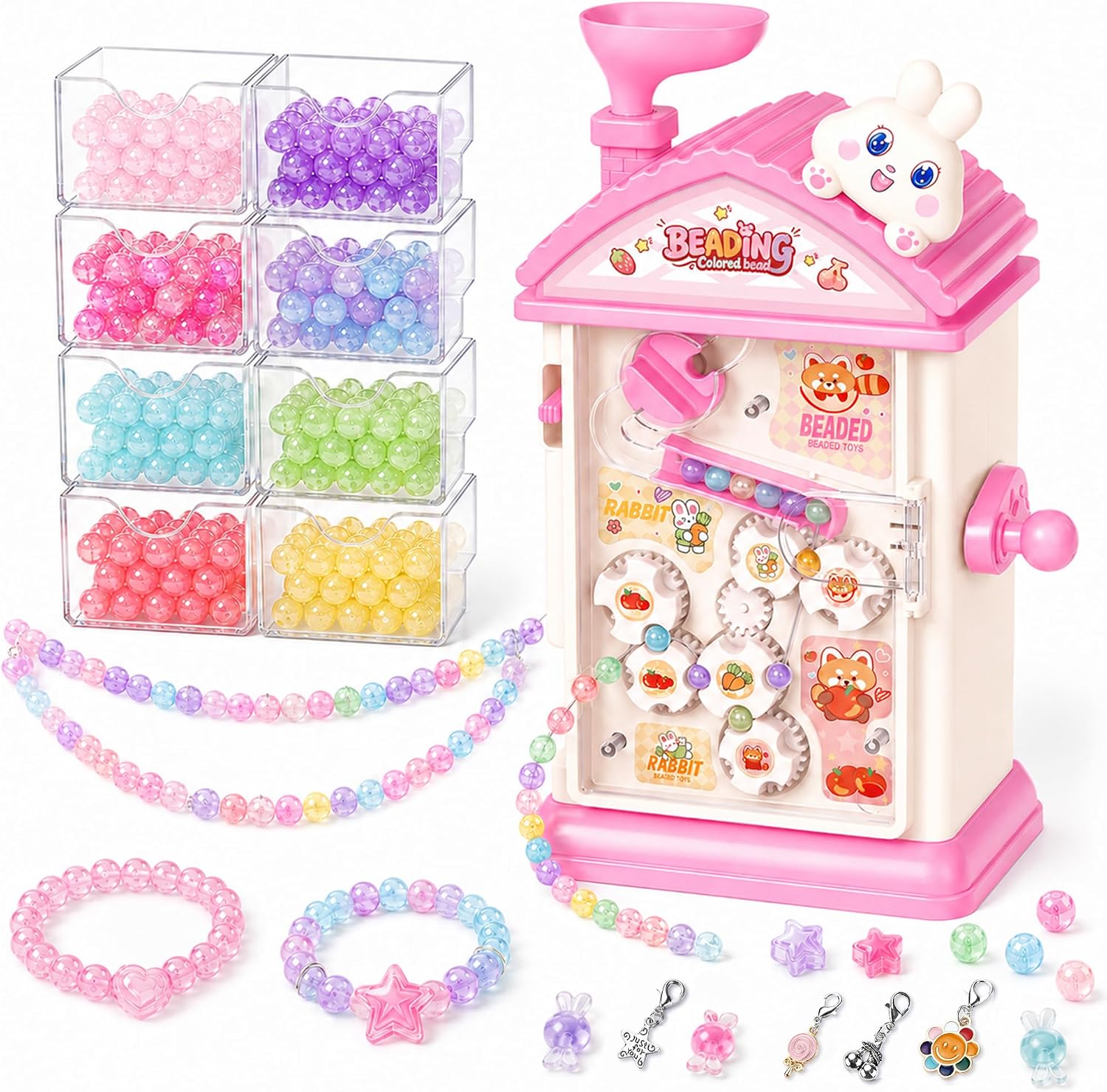 Detalle de KOKODI Bracelet Making Kit with Hand-Crank Maker