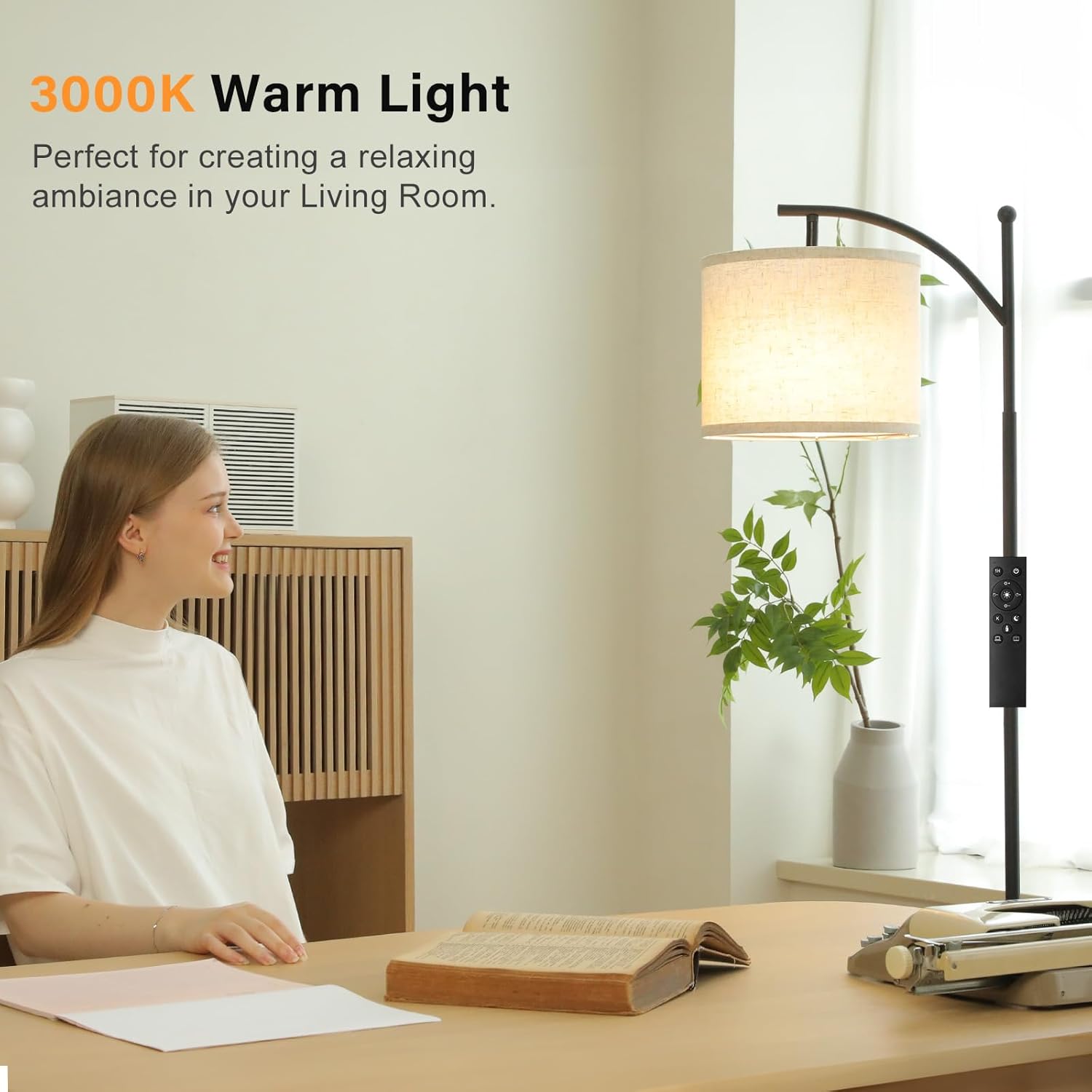 Thumbnail 4 de Aooshine 60" arc floor lamp with remote