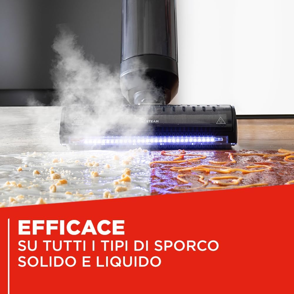 Thumbnail 4 de Polti Rollysteam WD20: Lavapavimenti a vapore e aspirapolvere 750 W, pulizia in un solo passaggio