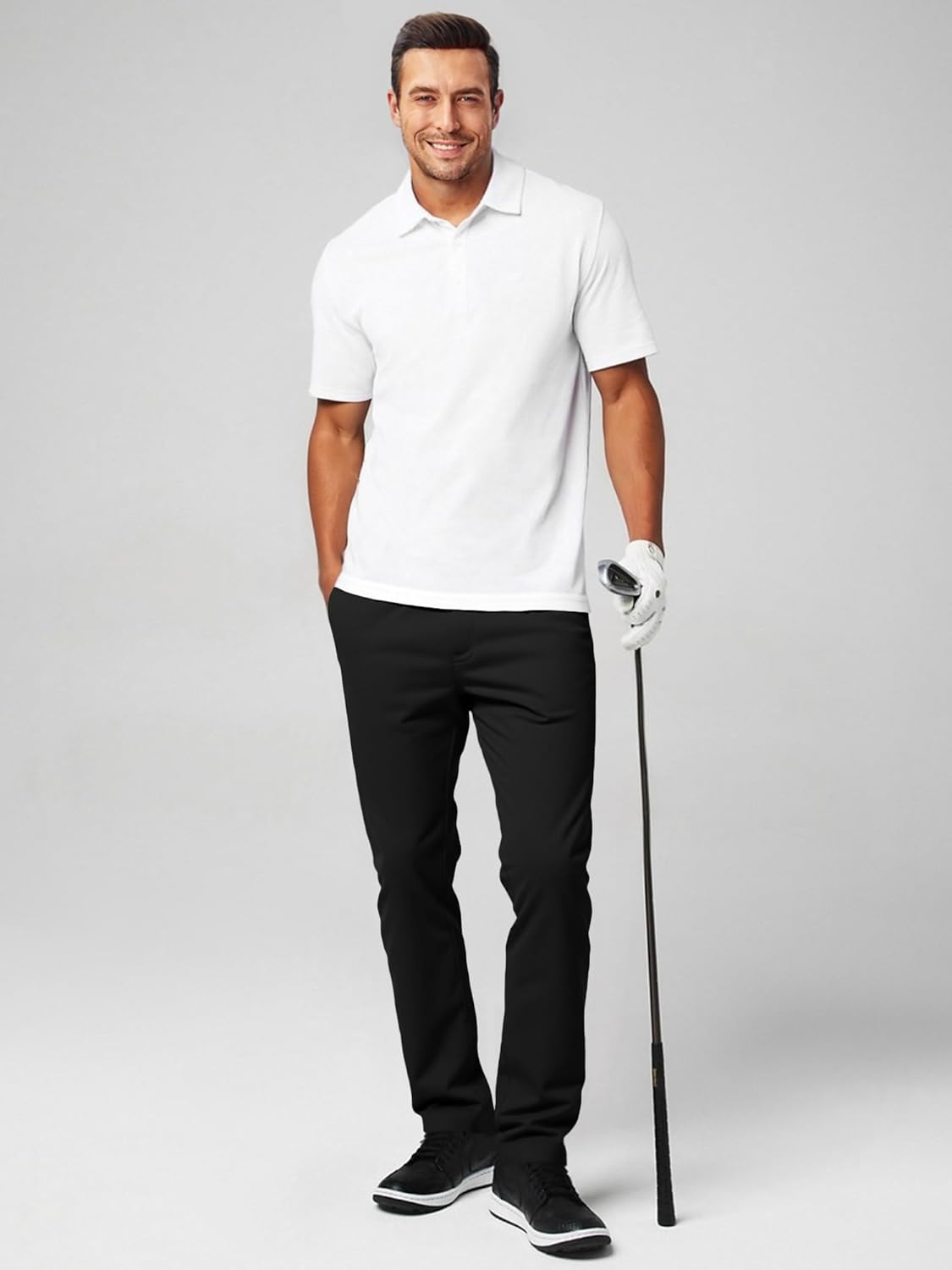 Thumbnail 4 de JMIERR Chino Pants Slim Fit 98% Cotton