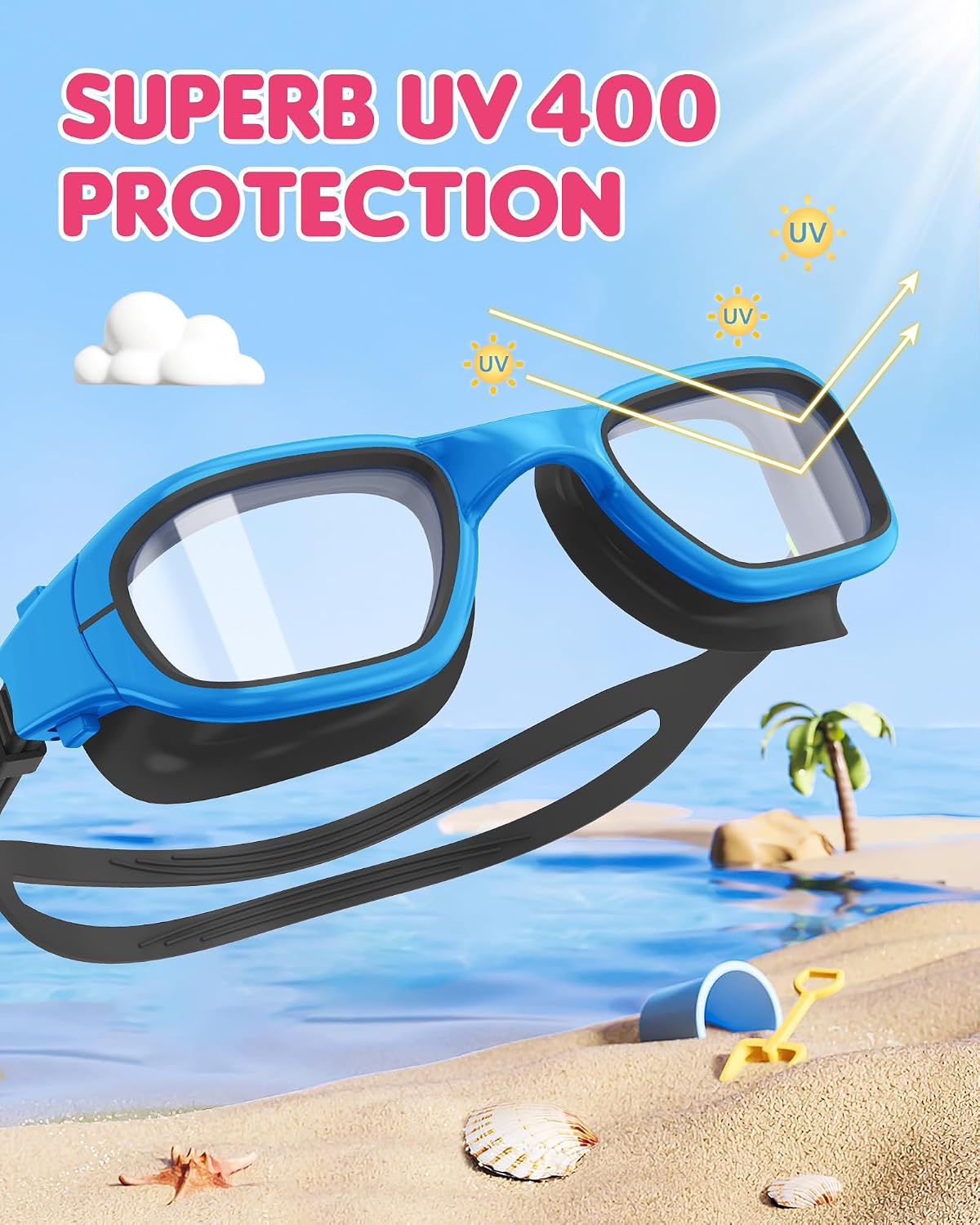 Thumbnail 1 de Zeligerstar Kids Swimming Goggles – Anti-Fog UV Protective Wide Vision for Boys & Girls (6–14)